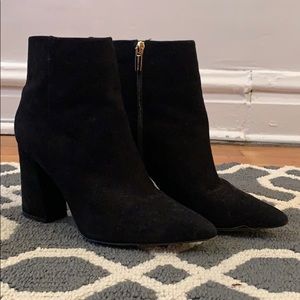 Vince Camuto suede heeled booties